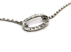 Necklace Necklace Chain + pendant White gold Diamond 58 Facettes 1182635CD