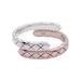 Ring 54 Chanel ring, “Coco Crush Toi et Moi”, white gold, pink gold, diamonds. 58 Facettes 32827