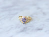 Ring Ring in Yellow Gold & Mauve Sapphire 58 Facettes