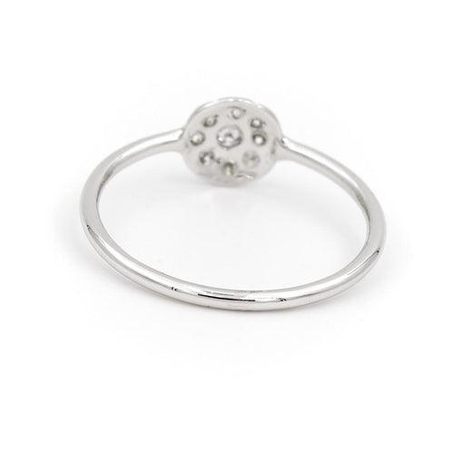 Bague 54 Bague Or blanc Diamant 58 Facettes 1653915CN