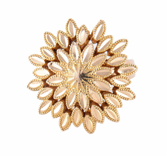 Bague BAGUE "JASMINE" OR CISELÉ 58 Facettes BO/220070 NSS