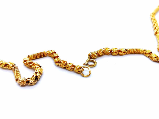 Collier Collier Sautoir Or jaune 58 Facettes 968070CN