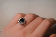 Bague Marguerite Saphir Australien Diamants 58 Facettes Ref1830