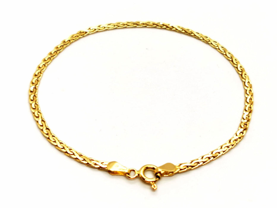 Bracelet Bracelet Maille haricot Or jaune 58 Facettes 1637052CN