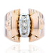 Ring 50 Rose cut diamond tank ring 58 Facettes 22-078