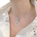 Necklace Fred necklace, “Success”, white gold, diamonds. 58 Facettes 32693
