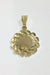 Gold Medal Pendant Of The Virgin 58 Facettes