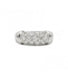 Ring 58 / White/Grey / 750‰ Gold Ring 13 Diamonds 58 Facettes 220452R