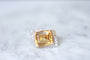Bague Bague Tank citrine & diamants sur or rose 58 Facettes
