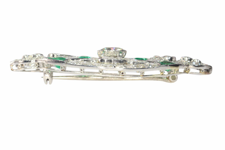 Broche Broche diamant et émeraude 58 Facettes 22304-0133