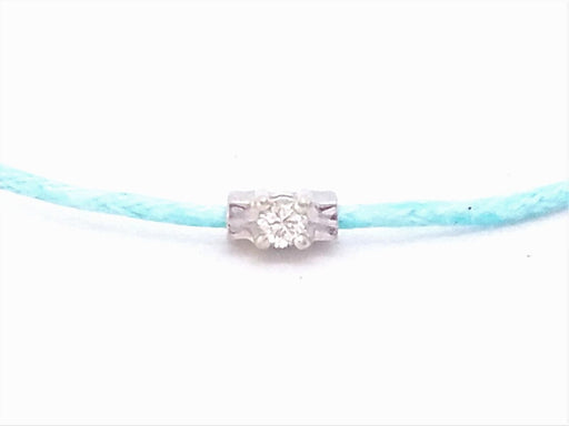 Bracelet Bracelet Cordon Or blanc Diamant 58 Facettes 578892RV