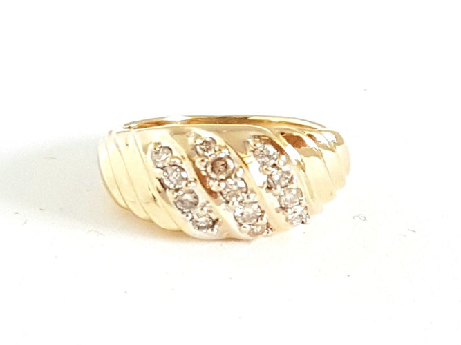Bague 49 Bague Or jaune Diamant 58 Facettes 00508CN