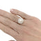 Bague 53 Bague marguerite perle et diamants. 58 Facettes 32110