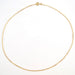 Gold-filed convict chain necklace 58 Facettes 21-150