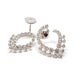 Earrings White gold diamond earrings 58 Facettes