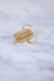 Ring Large old gold and Limoges enamel ring 58 Facettes