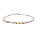 Bracelet Diamond line bracelet, 3 golds. 58 Facettes 32260