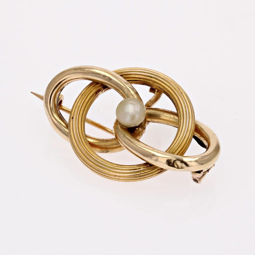 Broche Broche pendentif perle bouton 58 Facettes 15-079