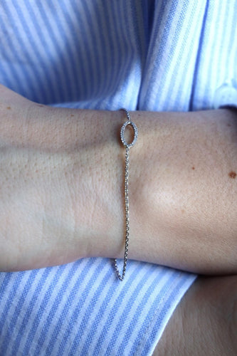 Bracelet Bracelet Or blanc Diamant 58 Facettes 2259616CN