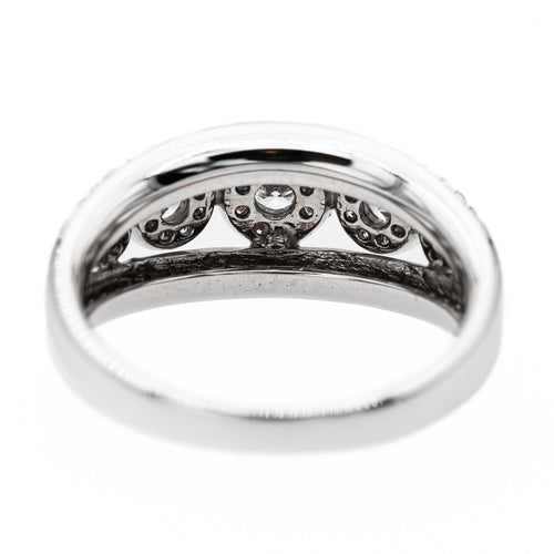 Bague 54 Bague Bandeau Or blanc Diamant 58 Facettes 2238720CN