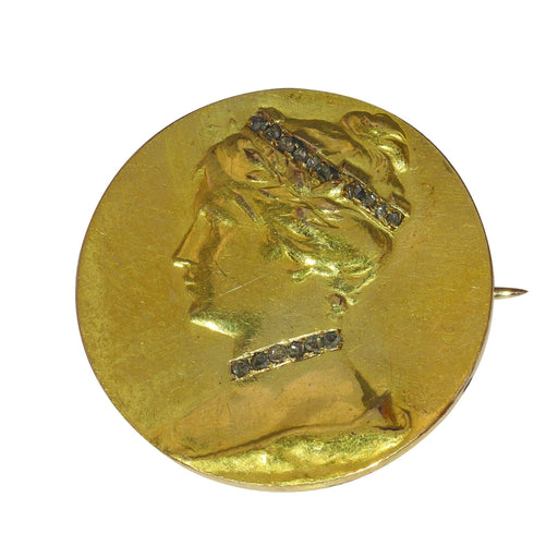 Broche Broche en or avec diamant 58 Facettes 22286-0294