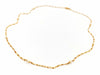 Necklace Necklace Alternating link Yellow gold Pearl 58 Facettes 1654251CN