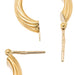 Earrings Creole earrings Yellow gold 58 Facettes 2107060CN