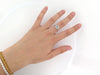 Ring 53 ring ISABELLE LANGLOIS macaron r503 53 18k white gold diamond 58 Facettes 254239