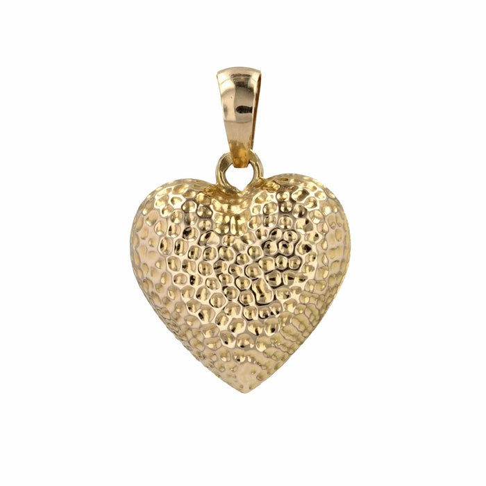 Pendentif Pendentif coeur bombé or jaune 58 Facettes CVP59