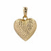 Pendentif Pendentif coeur bombé or jaune 58 Facettes CVP59