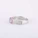 Ring 52 Solitaire Ring Pink Sapphire Diamonds 58 Facettes