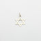 Pendentif Pendentif étoile de David Or blanc 58 Facettes