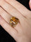 Bague Citrine / 51 / Or Jaune BAGUE "CORDAGE" CITRINE & OR 58 Facettes BO/220026 STA