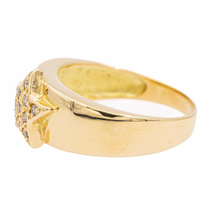 Bague 57 Bague Etoile Or jaune Diamant 58 Facettes 1752210CN