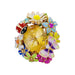 Bague 55 Bague Dior, Diorette, citrine, laque, or jaune. 58 Facettes 32435