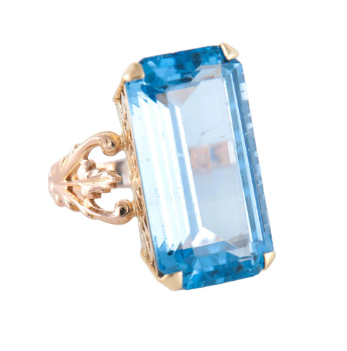 Bague BAGUE OR & TOPAZE 58 Facettes BO/220036 RIV