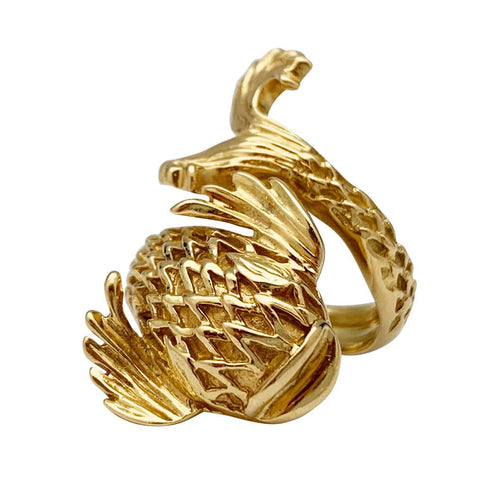 Bague 52 Bague Lalaounis, "Poisson", or jaune. 58 Facettes 30997