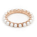 Ring 55 Ginette NY Ring Alliance Maria Pink gold Pearl 58 Facettes 2393894CN