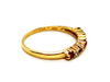 Ring 50 Half wedding ring Yellow gold Ruby 58 Facettes 1292341CN