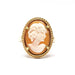 Ring 55 Vintage cameo ring in yellow gold 58 Facettes