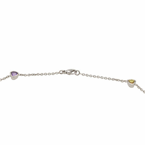 Collier Collier Sautoir Or blanc Saphir 58 Facettes 577649GD