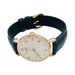 Jaeger Lecoultre watch in pink gold, leather strap. 58 Facettes 31470