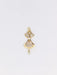 Pendant Art-Nouveau pendant Yellow gold Diamonds Fine pearls 58 Facettes J279