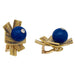 Earrings Boucheron earrings in yellow gold, lapis lazuli and diamonds. 58 Facettes 30632