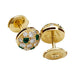 Earrings Cartier earrings, "Mimi", yellow gold, diamonds, emeralds. 58 Facettes 30968