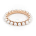 Ring 52 Ginette NY Ring Alliance Maria Pink gold Pearl 58 Facettes 2246417CN