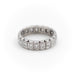 Bague 52 Bague Alliance Or blanc Diamant 58 Facettes 1855774CN