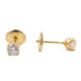 Earrings Stud earrings Yellow gold Diamond 58 Facettes 2107641CN