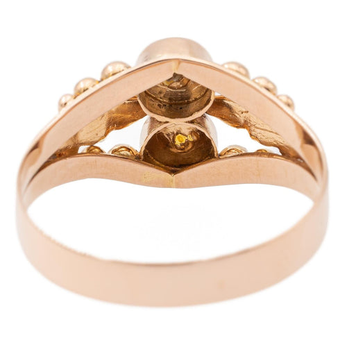 Bague 54 Bague or rose perle 58 Facettes 2528375CN