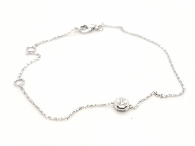 Bracelet Bracelet Or blanc Diamant 58 Facettes 578960RV